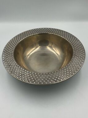 Vintage Wilton Armetale "Polka" Pewter Serving Bowl